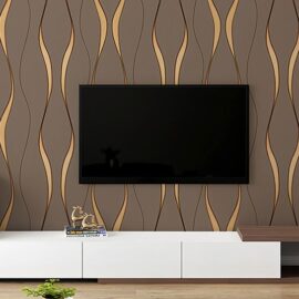 Modern Wave Pattern Self Adhesive Wallpaper (6164-01)