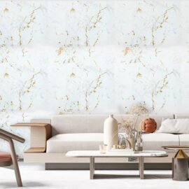 White Marble Texture Self Adhesive Wallpaper (6162)