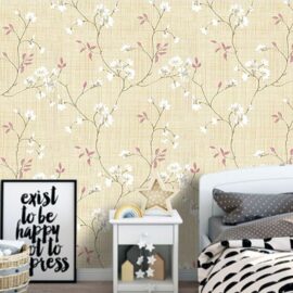 Floral Vine Pattern Self Adhesive Wallpaper (5150)