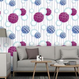 3D Bubble Pattern Self Adhesive Wallpaper (5268-1)