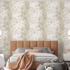 Elegant Floral Botanical Italian Wallpaper